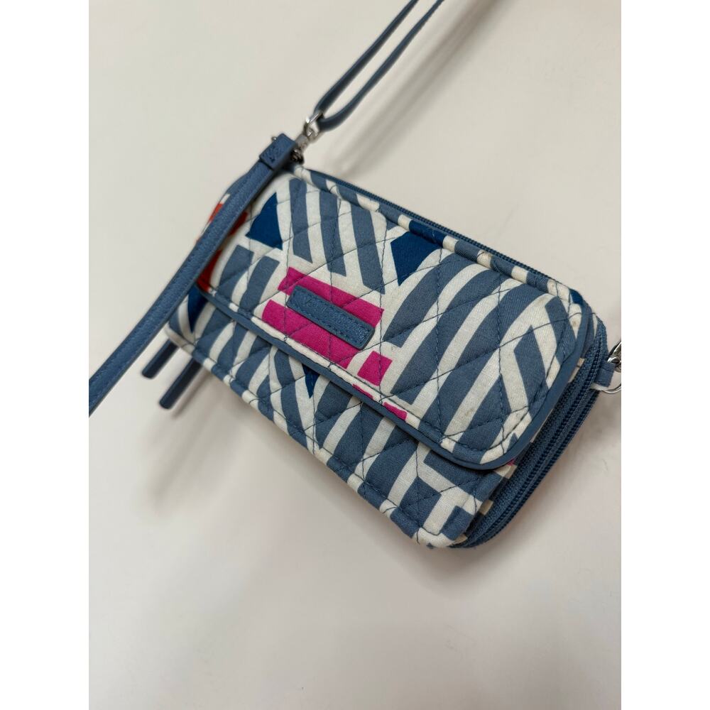 VERA BRADLEY rfid wallet on chain crossbody wallet mini purse bag - Picture 2 of 7